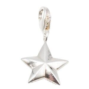 Thomas Sabo Retired Star Sterling Silver Charm Pendant With Lobster Clasp